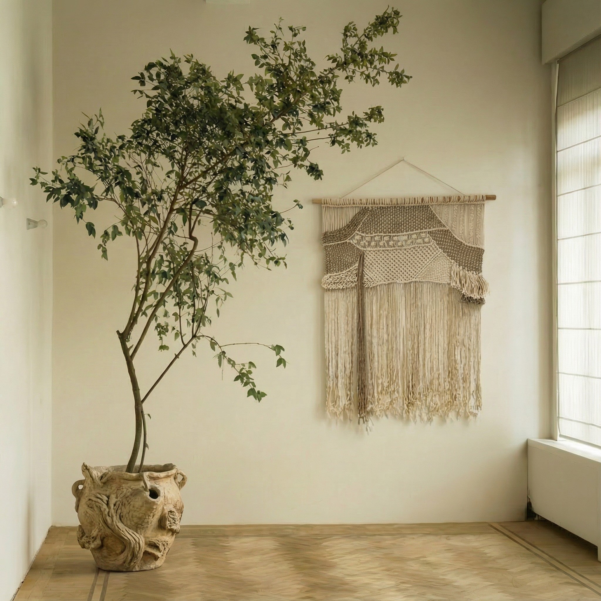 Decorazioni in macramè