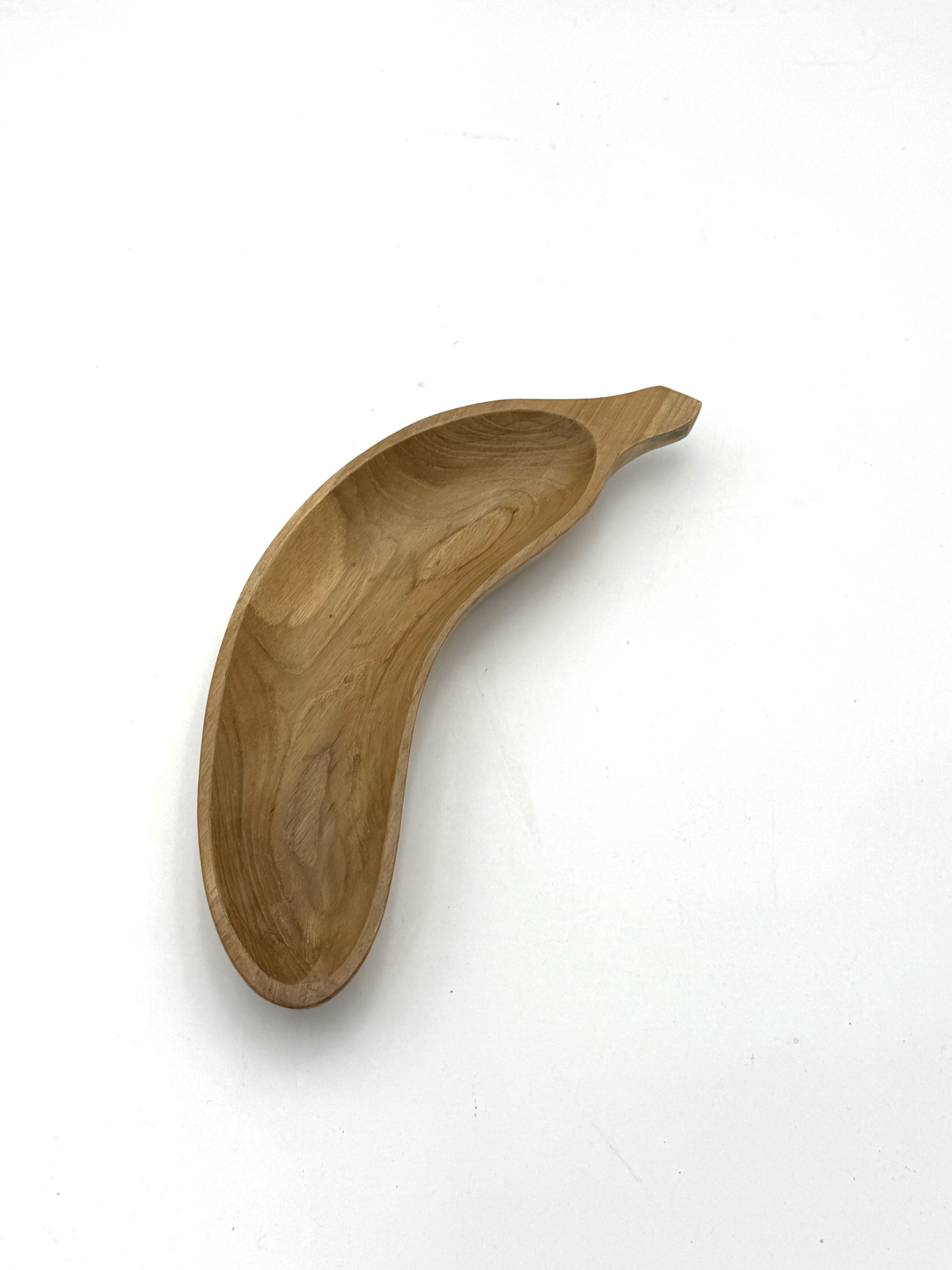 Banana - Ciotola in legno a forma di banana