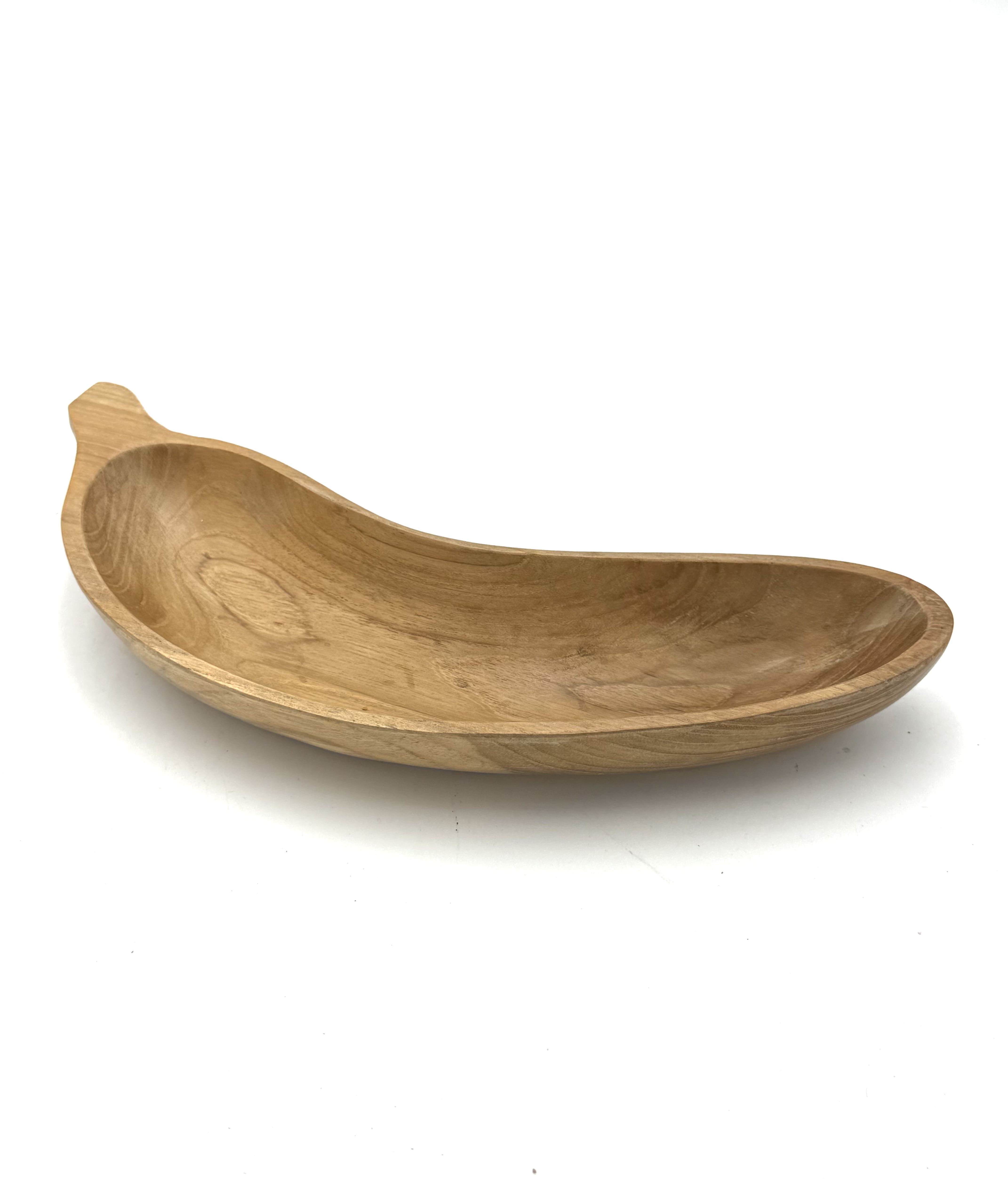 Banana - Ciotola in legno a forma di banana
