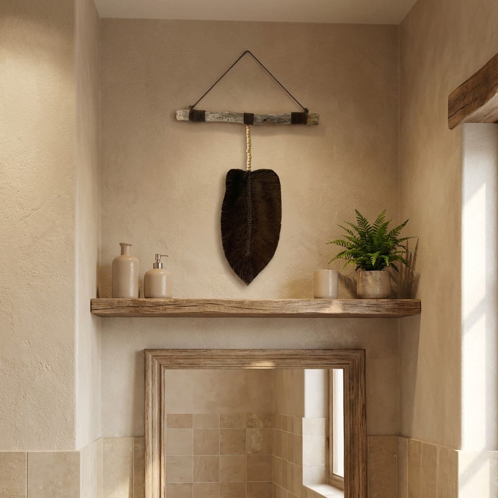 Foglia in macramè - Il canto