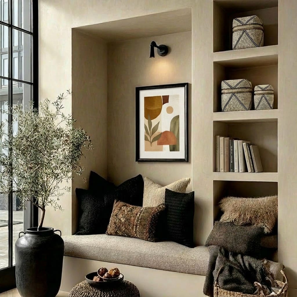 Scatole in bambù ricoperte di perline: Oasi Notturna