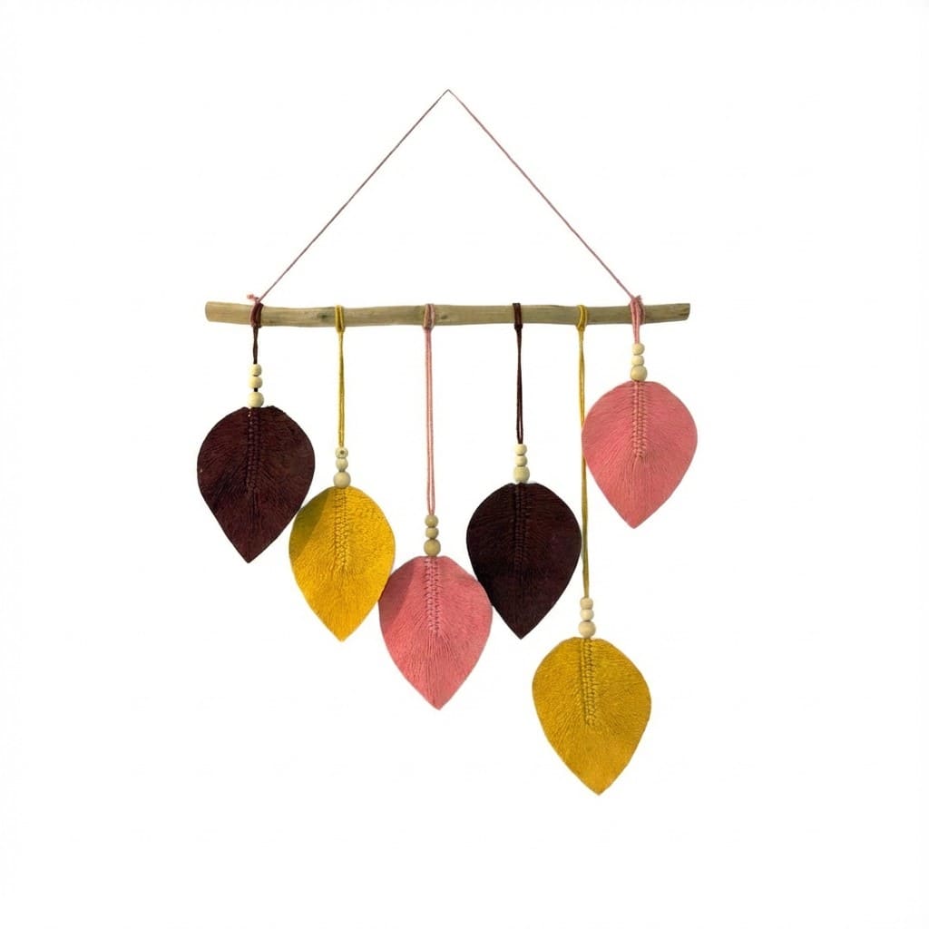 Foglie in macramè - Primavera