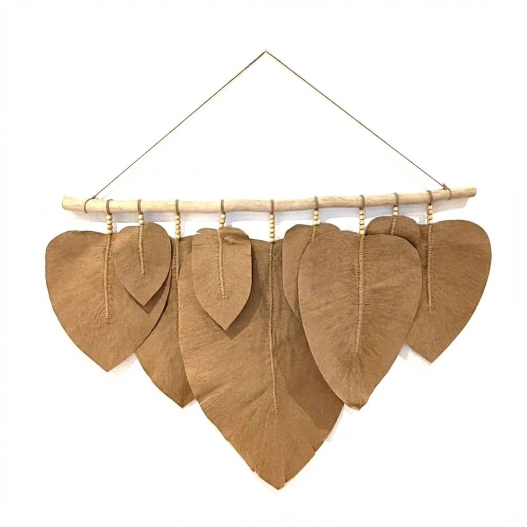 Foglie in macramè - Il bosco sospeso