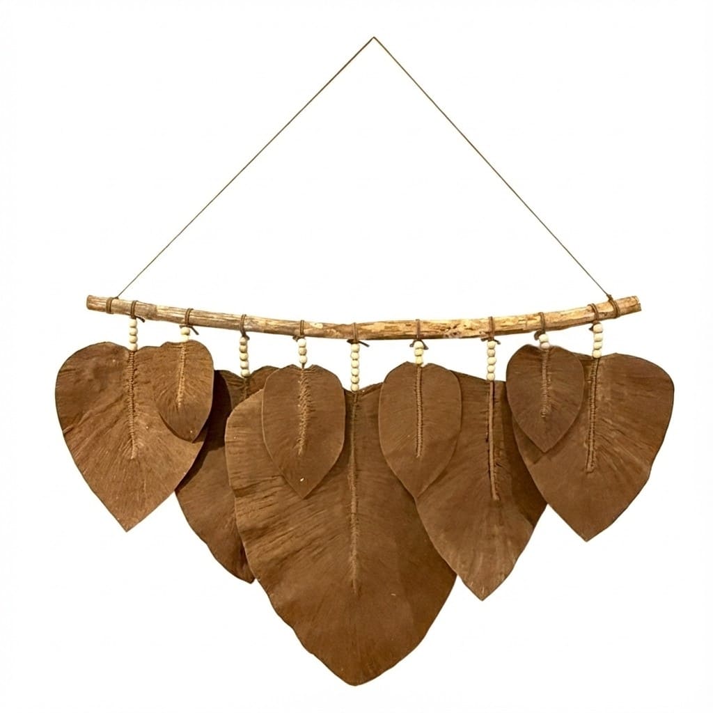 Foglie in macramè - Il bosco sospeso