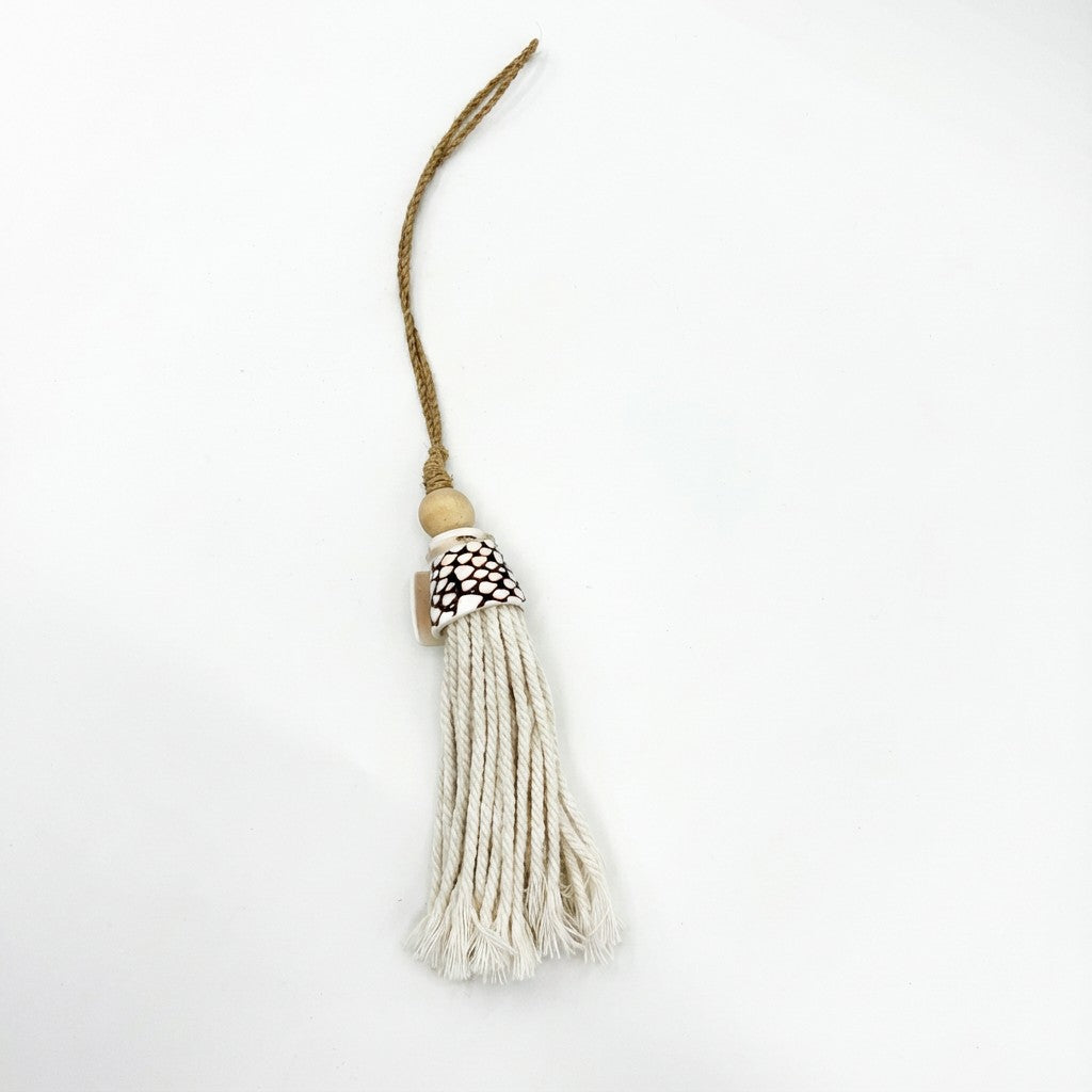 Embrasse conchiglia con nappa cotone