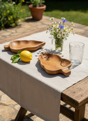 Foglia - Ciotola in legno a forma di foglia